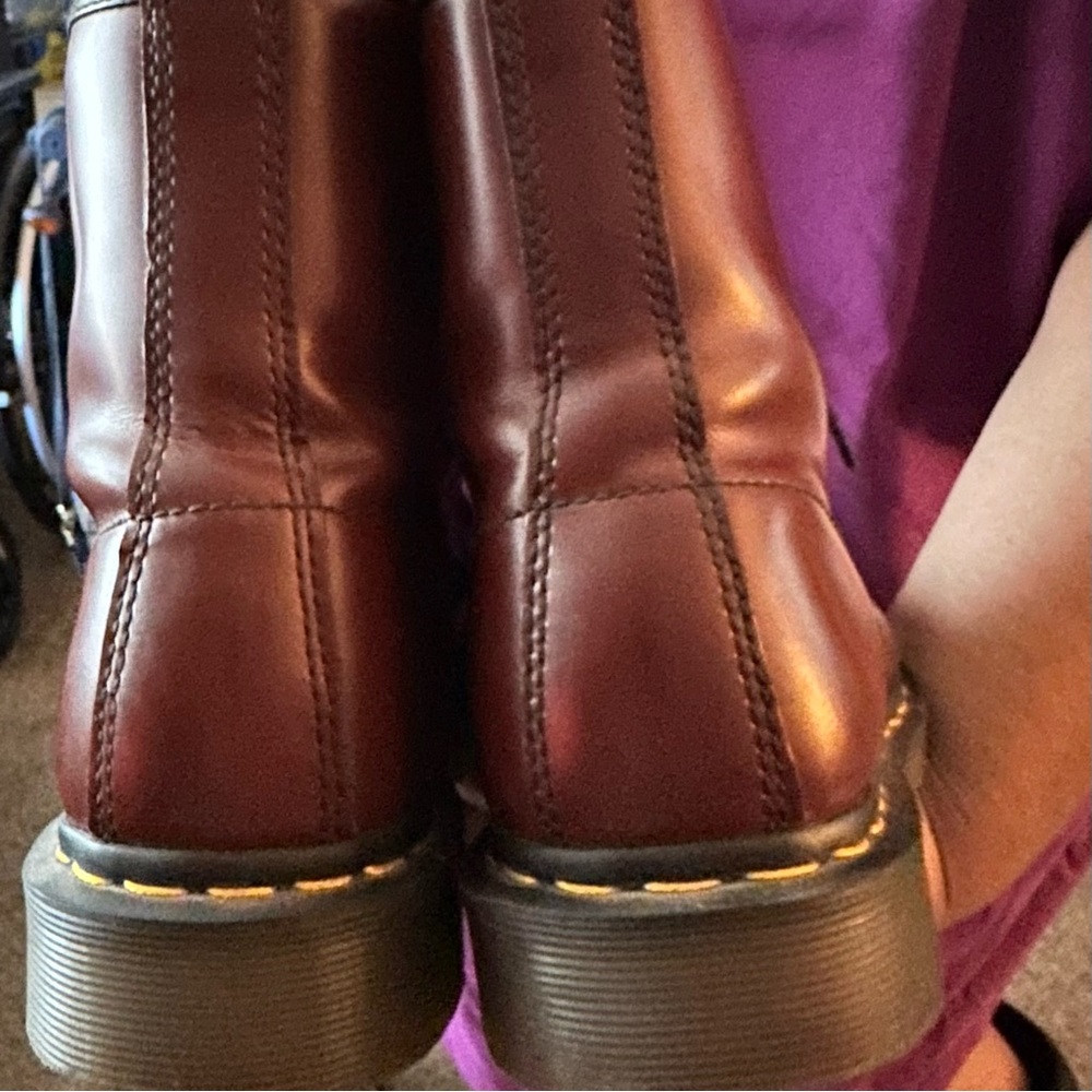 Burgundy Doc Martens